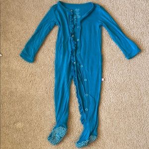 Posh Peanut Teal footie